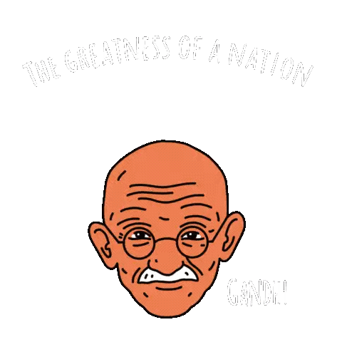 Gandhiji: Greatness Of Nation Judged By Treatment Of Weakest Sticker