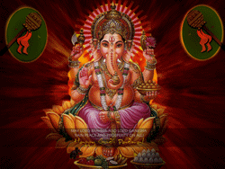 Ganesh 3D Distortion GIF