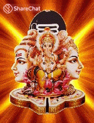 Ganesh Flashing 3D Animation GIF