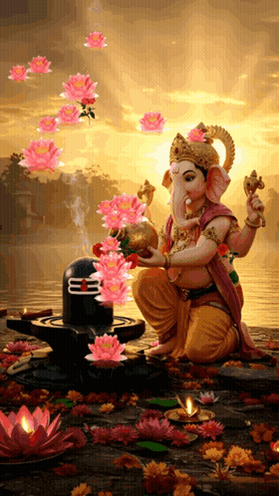 Ganesha Statue Happy Ganesh Chaturthi GIF