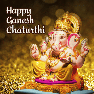 Ganesha Statue Happy Ganesh Chaturthi GIF