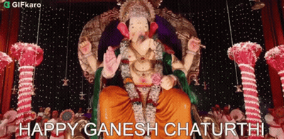Ganesha Statue Happy Ganesh Chaturthi