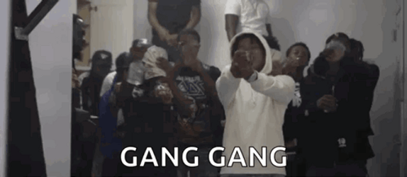 Gang Gang Men Having Fun In A Room GIF