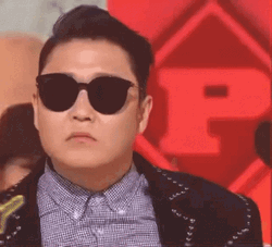 Gangnam Style Cool Psy Shades Off GIF