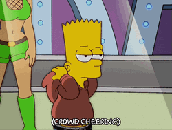 Gangsta Hoodie Microphone Bart Simpson