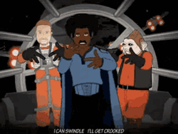 Gangsta Lando Calrissian Star Wars Rap Dance GIF