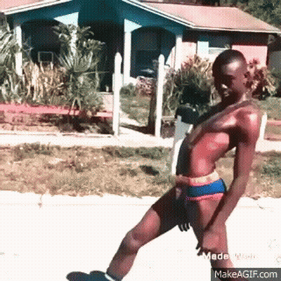 Gangsta Walk Cartoon GIF