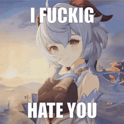 Ganyu Hate You GIF