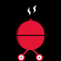 Gaping Cartoon Grill Animated Art GIF