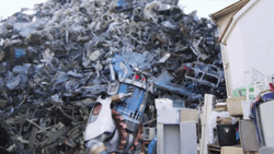 Garbage Dump Robot GIF