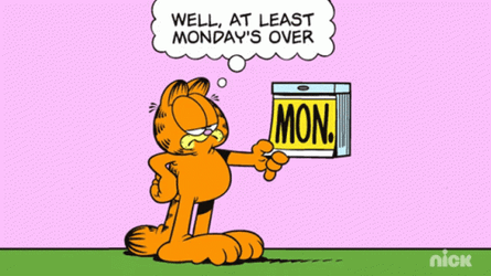 Garfield At Least Monday Over GIF