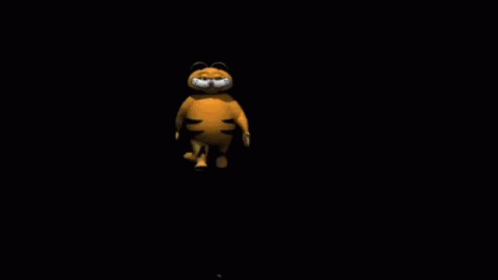 Garfield Dancing With Disco Ball GIF