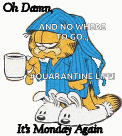 Garfield Hello Monday Again GIF