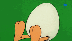 Garfield In Egg Shell GIF