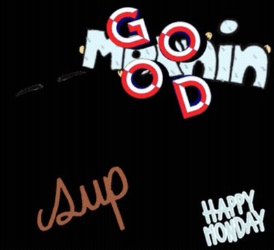 Garfield Saying Happy Monday GIF