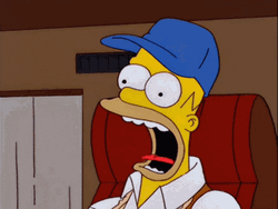 Gargling Homer Doh GIF