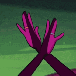 Garnet Doing Magic GIF