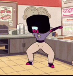 Garnet Expands And Explode GIF
