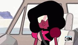 Garnet Thrown Out From A Car GIF