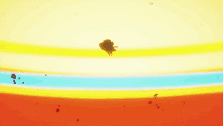 Garp Galaxy Impact Against The Pirates Island GIF
