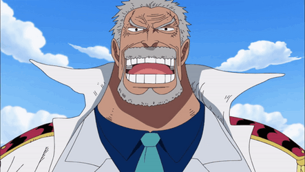 Garp Grinning White Teeth GIF