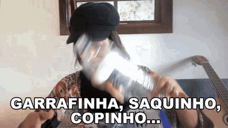 Garrafinha Saquinho Copinho Menos1lixo GIF
