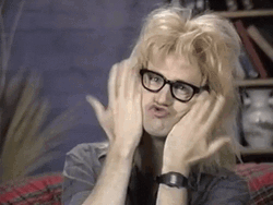 Garth Algar Dana Carvey Duckface Waynes World GIF