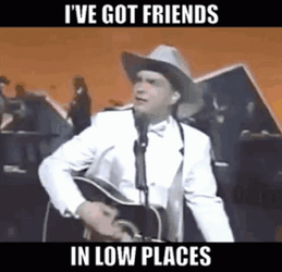 Garth Brooks Get Friends In Low Places GIF