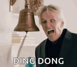 Gary Busey Crazy Ding Ding Ding Bell GIF