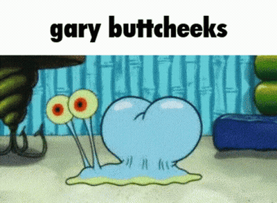Gary Buttcheeks From SpongeBob SquarePants GIF
