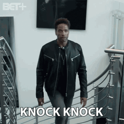 Gary Dourdan Knock Knock GIF