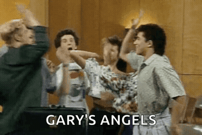 Gary's Angels Dancing Group GIF