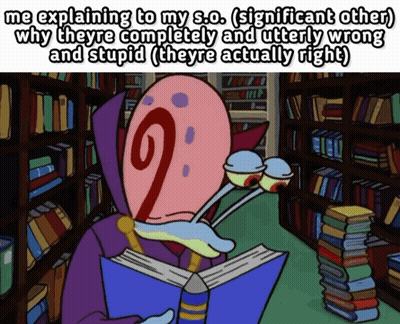 Gary SpongeBob Me Explaining To My So GIF