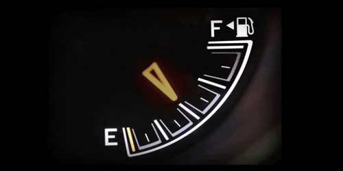 Gas Gauge Moving Up GIF