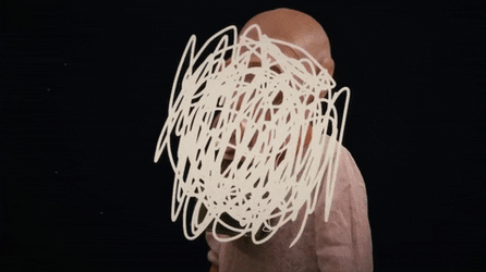 Gas Mask Abstract Animation GIF