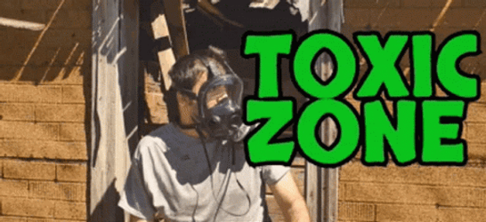 Gas Mask Toxic Zone GIF
