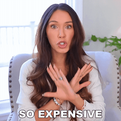 Gas Pump With Expensive Com Sign GIF