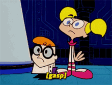 Gasp Dee Dee Dexter's Laboratory GIF