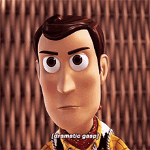 Gasp Sheriff Woody Toy Story GIF