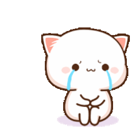 Gatito Llorando Sticker GIF