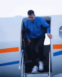 Gators Player Going Down From The Plane GIF