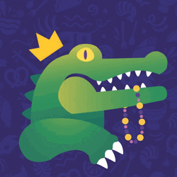 Gators Shining Accessories GIF