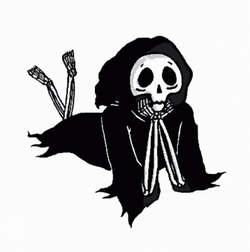 Gaunt Cute Masked Skeleton GIF