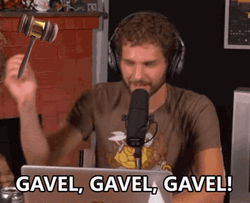 Gavel Gavel Gavel Ben Hanson GIF