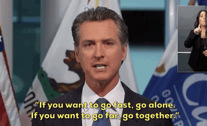 Gavin Newsom Covid 19 Update GIF