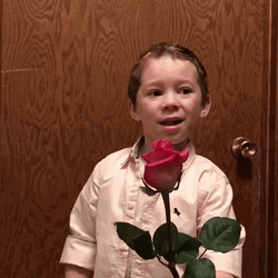 Gavin Thomas Giving You Rosas GIF