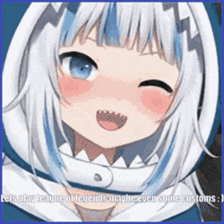Gawr Gura League GIF