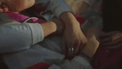 Gay Couple Cuddling Endearing Moment GIF