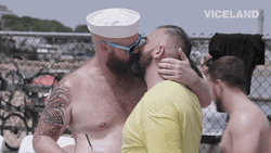 Gay Couple Kissing Viceland GIF