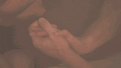 Gay Kiss Holding Hands GIF